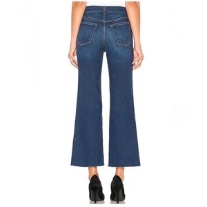 Rag & Bone Justine Wide Leg Cropped Jeans 29 Dark Blue